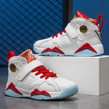 Children's Basketball Shoes TPR Sole Non-slip Basketball Sports Shoes .