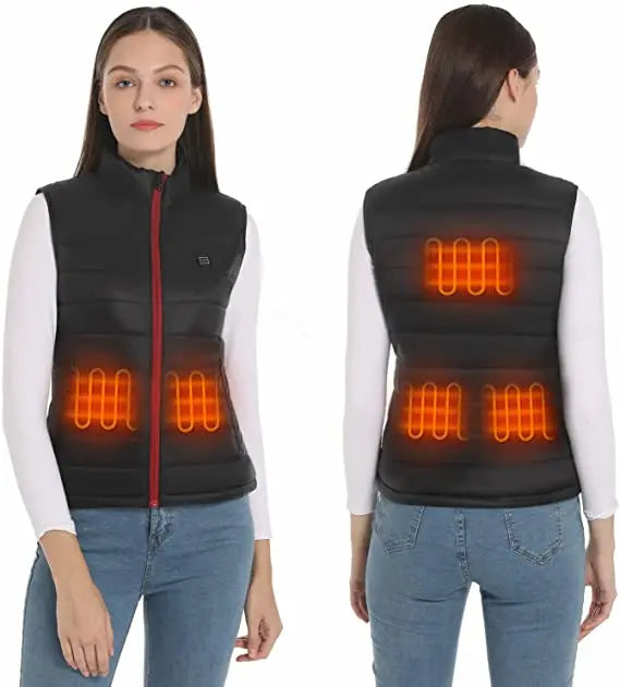 Women Heated Vest Electric Heated Jackets Women Sportswear.