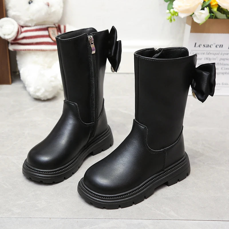 Kids Shoes for Girl Children Fashion  Boots Autumn Winter.