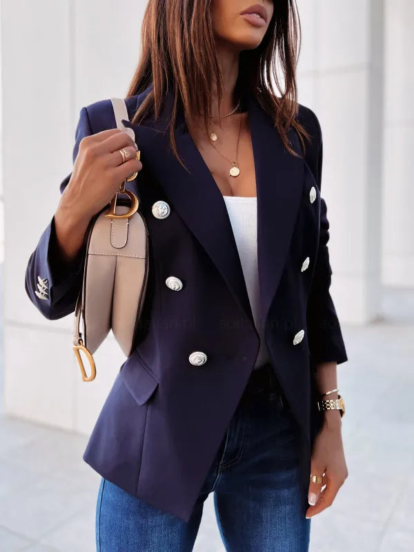 Autumn Jacket Blazer Women Coat Short White Blazer Female.
