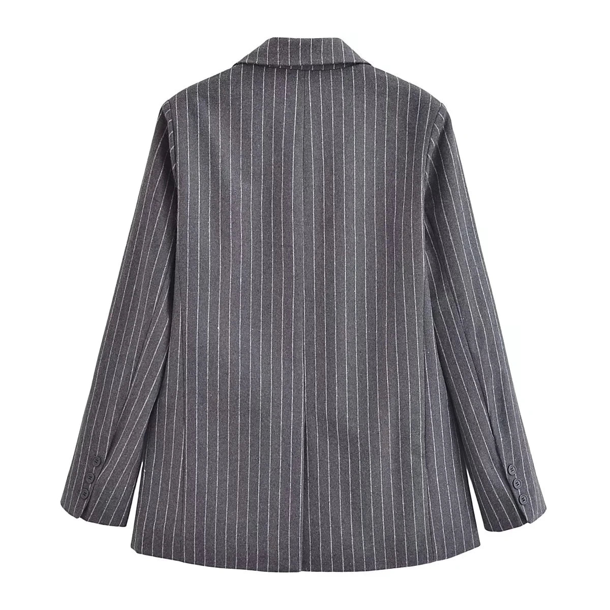 XNWMNZ  Women's Fashion Pinstripe Blended Blazer.