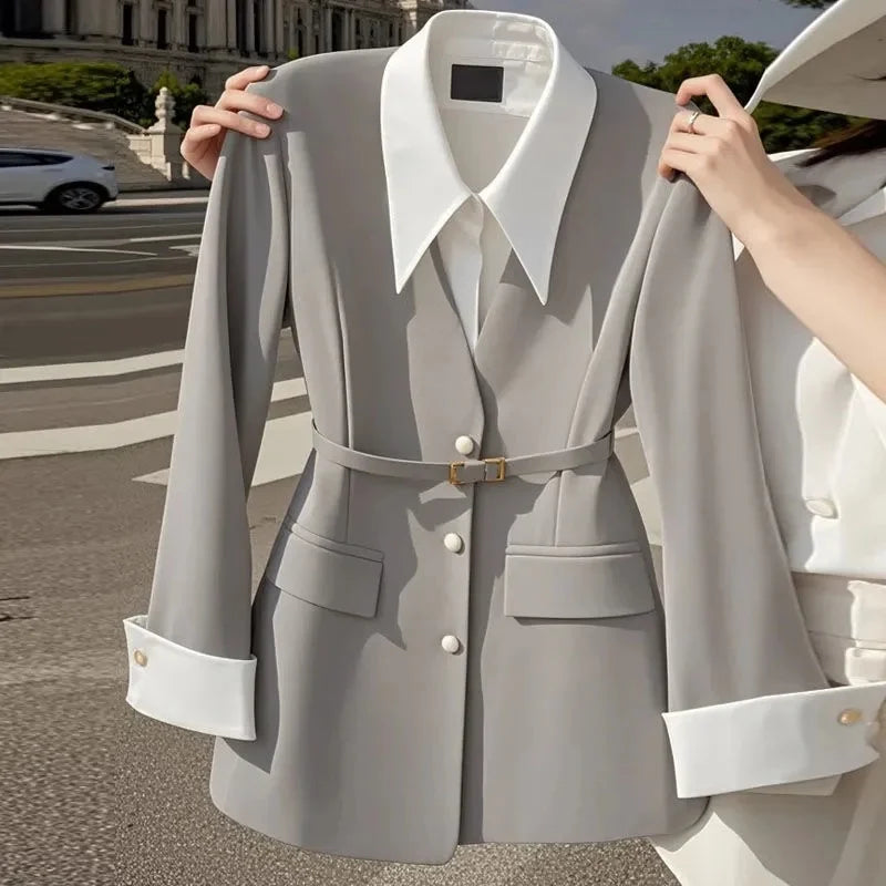 New Spring Autumn Fashion Women's Suit Jacket Niche Unique Chic.