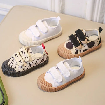 Kids Shoes for Girls Boys Non-slip Soft Sole Canvas Shoes.