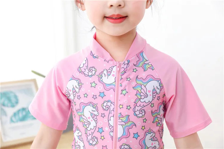 Kids Toddler Boys Swimsuit Long Sleeve  3 4 5 6 7 8 10 Years.