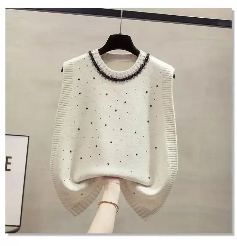 Korean Fashion Autumn New Sweaters Vest Women .