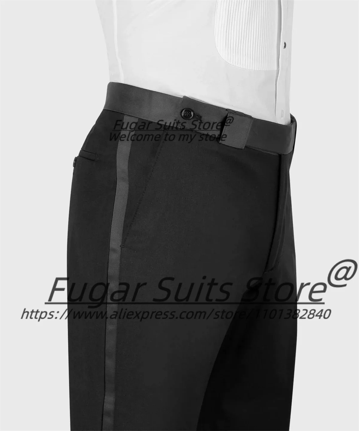 High-end Beadwork Men Suits Customized Slim Fit .