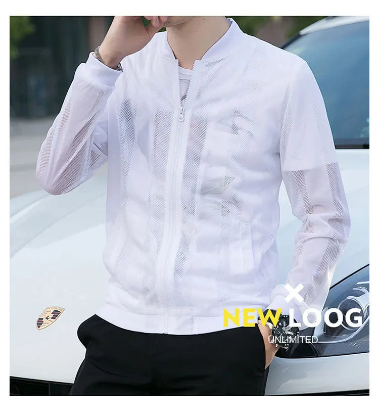 Spring Summer New Thin Style Sunscreen Clothing Man.