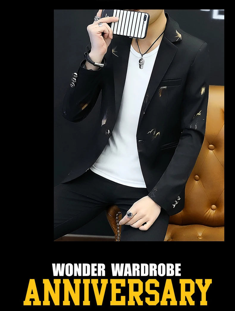 Top Quality Brand Casual Suit Jacket New thin Men .