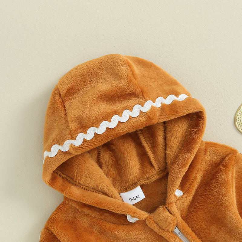 Christmas Newborn Infant Baby Boys Girls Jumpsuit Fuzzy .