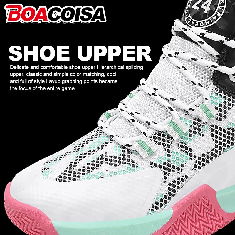 Kids Basketball Shoes for Boys Blue .