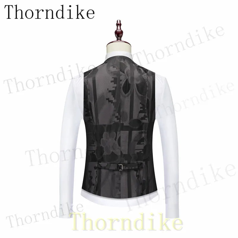 Thorndike 3 Pcs Set Blazers Jacket Pants Vest.