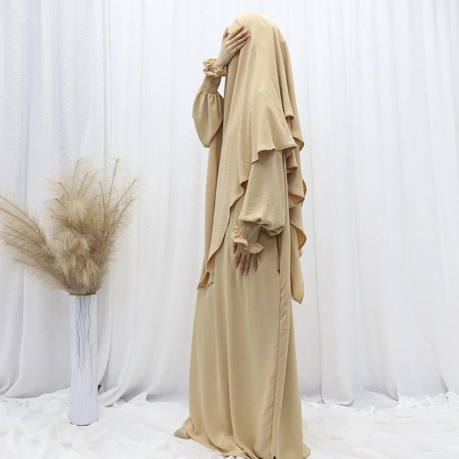 Ramadan Modest Muslim Women Dresses Headscarf Abaya .