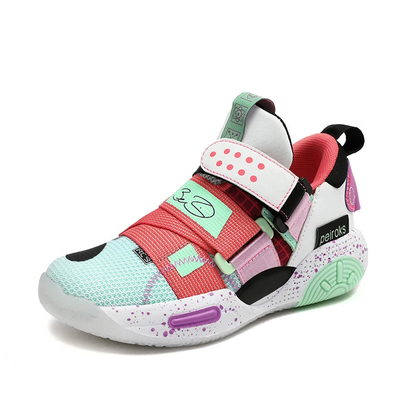 New Children's Basketball Shoes For Boys Girls Non-slip Kids Sport Shoes.