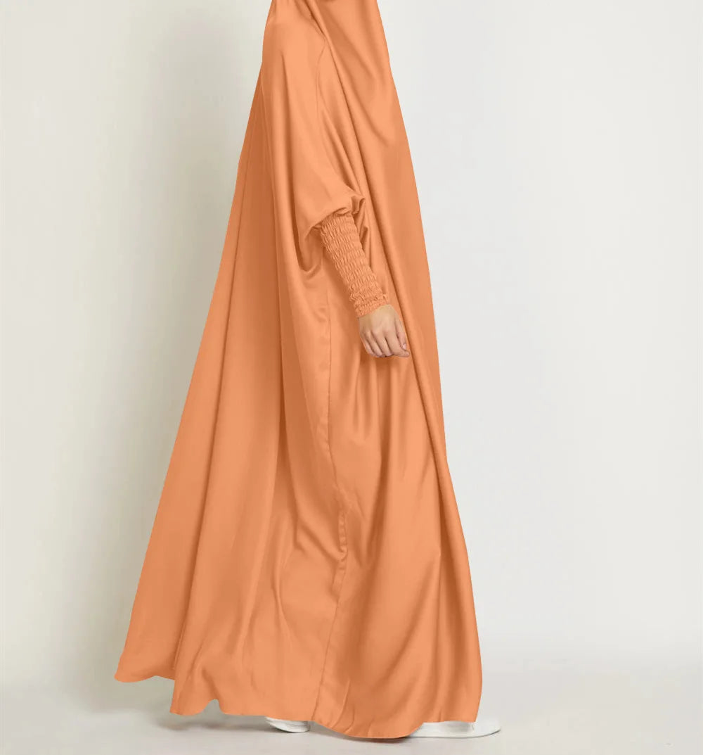 One Piece Jilbab Dress for Women Muslim Hooded Dress .