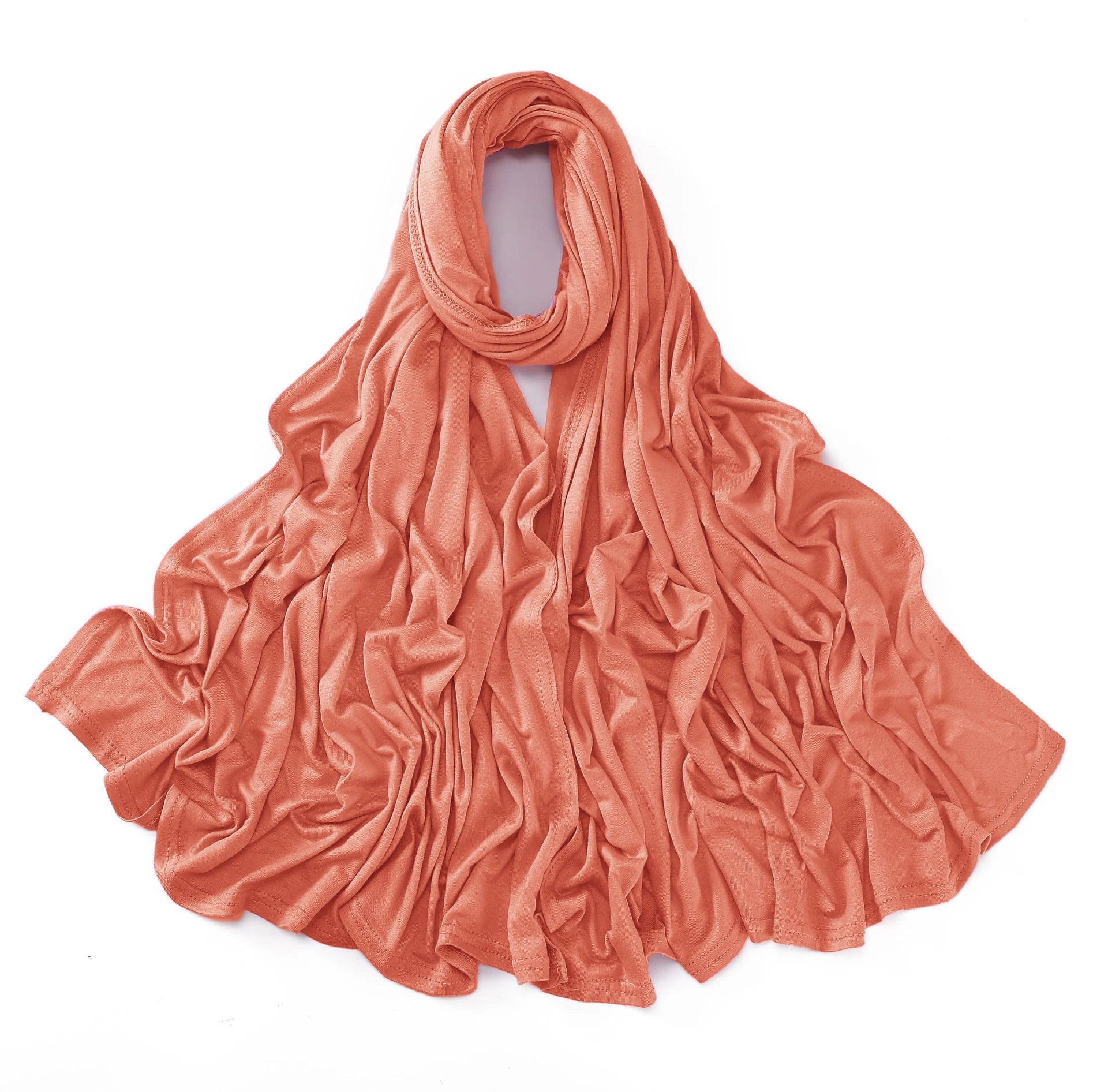 Modal Cotton Jersey Hijabs For Woman Long Muslim Scarf .
