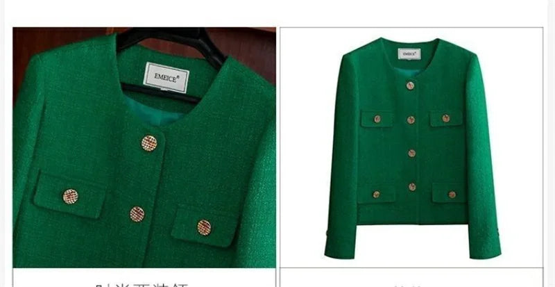 New Suit Female Coat Spring Autumn Fashion Korean Long Sleeve Slim Blazers.