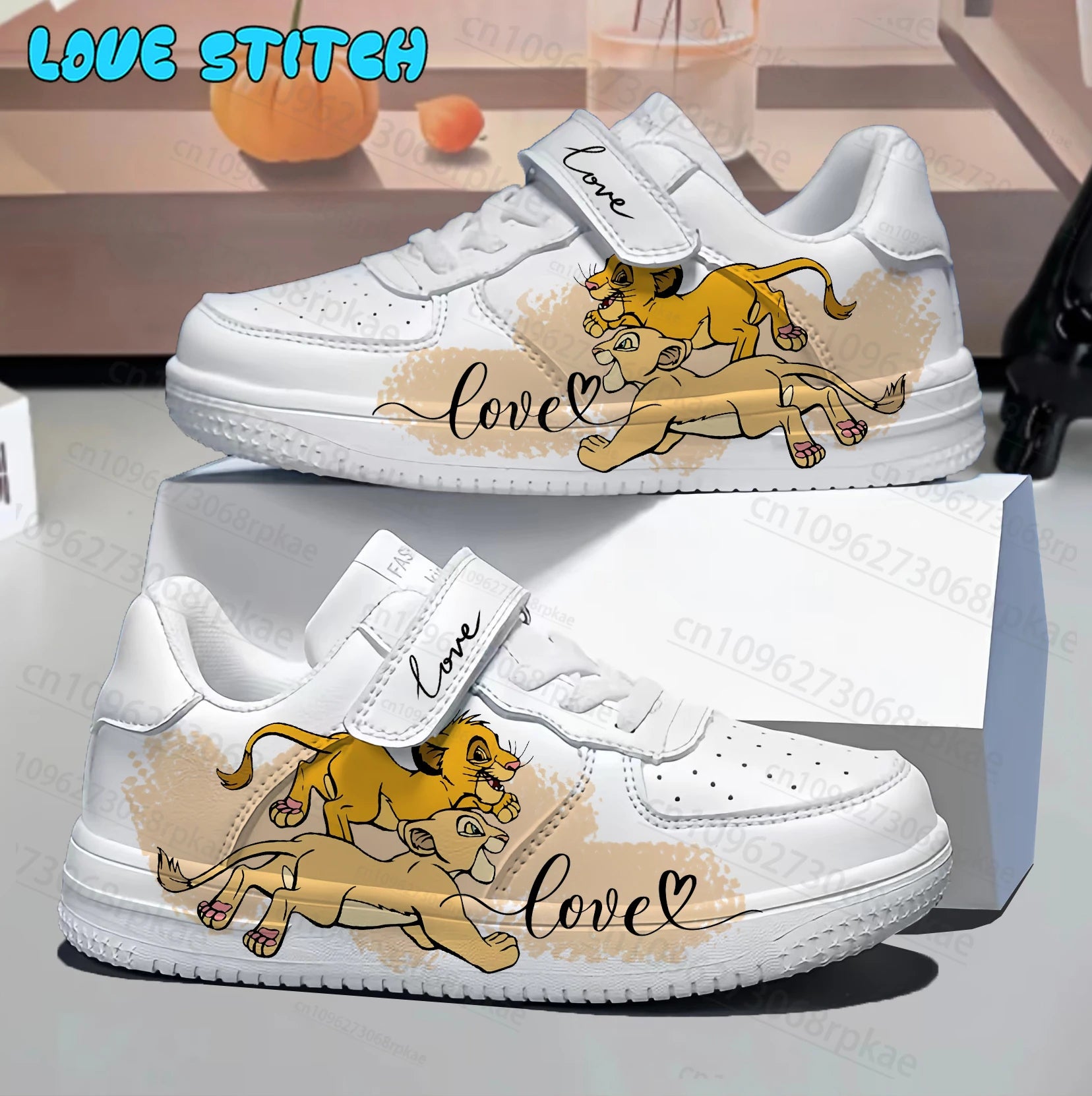 King Lion White Casual Shoes For Baby Boy Girl Simba Children