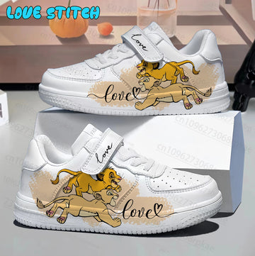 King Lion White Casual Shoes For Baby Boy Girl Simba Children