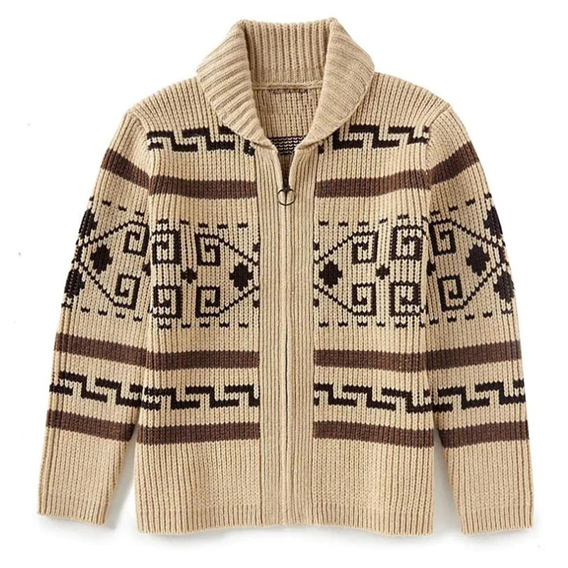 Winter Men's Cardigan Sweaters Fashion Male Knitted Sweater .