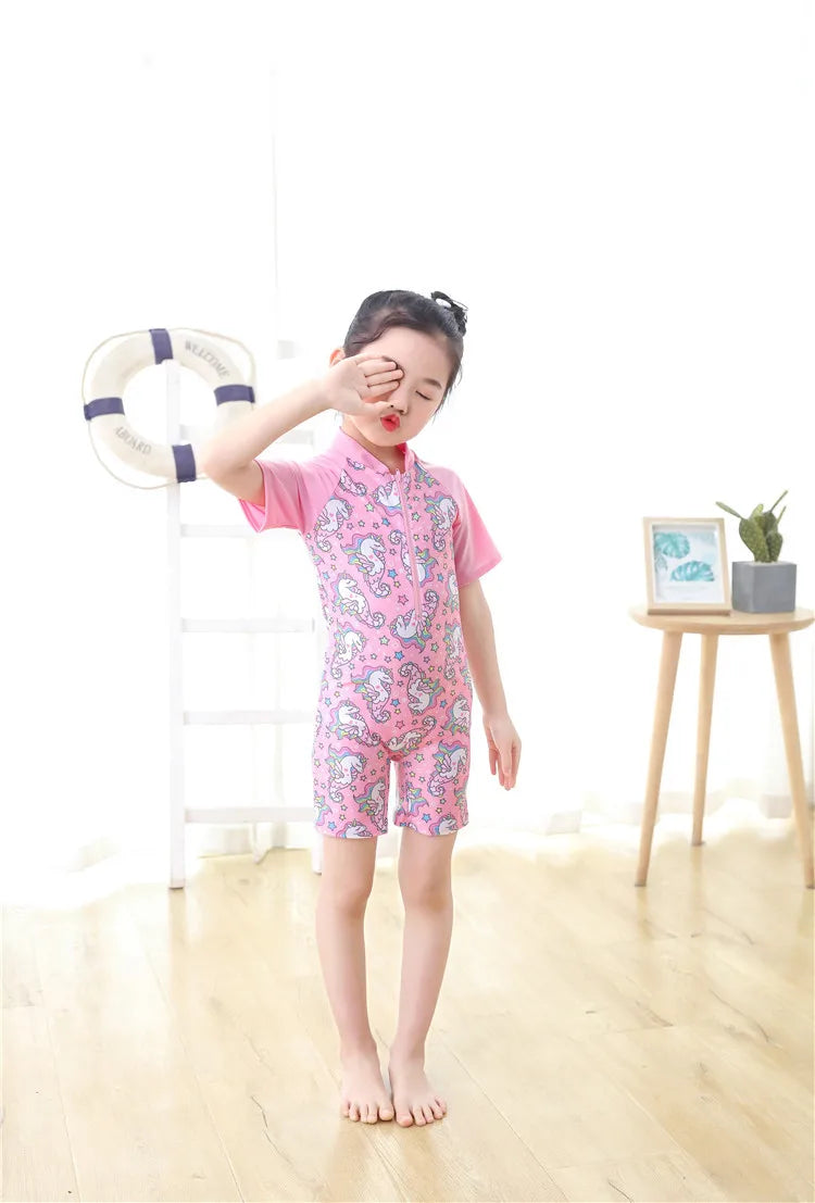 Kids Toddler Boys Swimsuit Long Sleeve  3 4 5 6 7 8 10 Years.