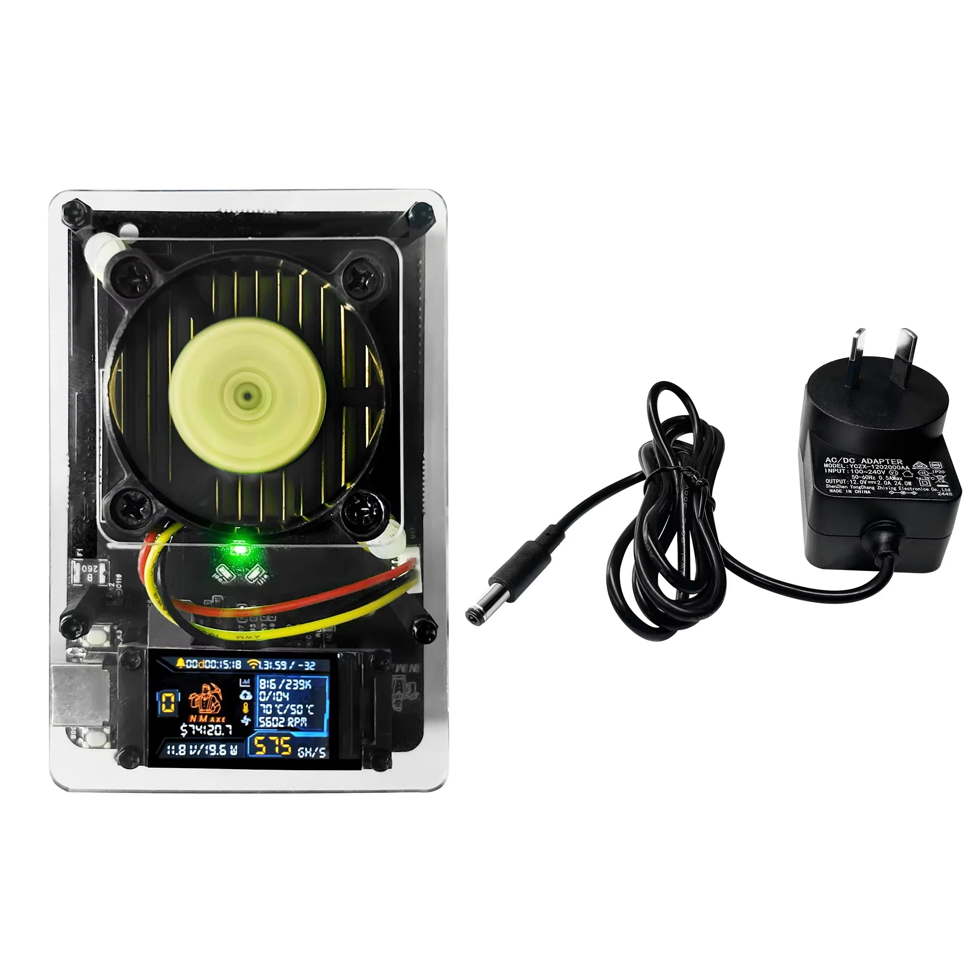 NMAxe Bitcoins NMMiner Official Ultra BM1366 ASIC Chip Solo.