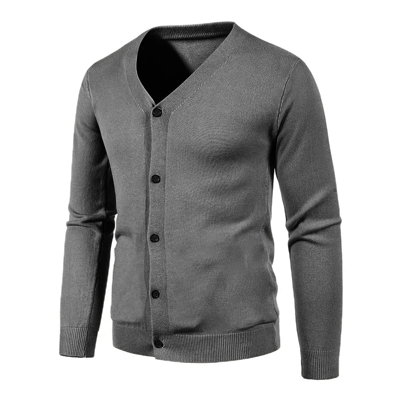 New Mens Fashion Cardigan Buttons Casual Long Sleeve Knit Sweater.