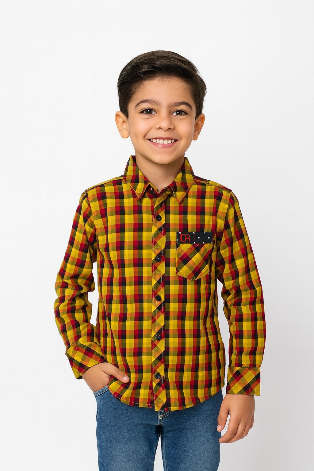Checkmate Plaid Button-Down Shirt MH