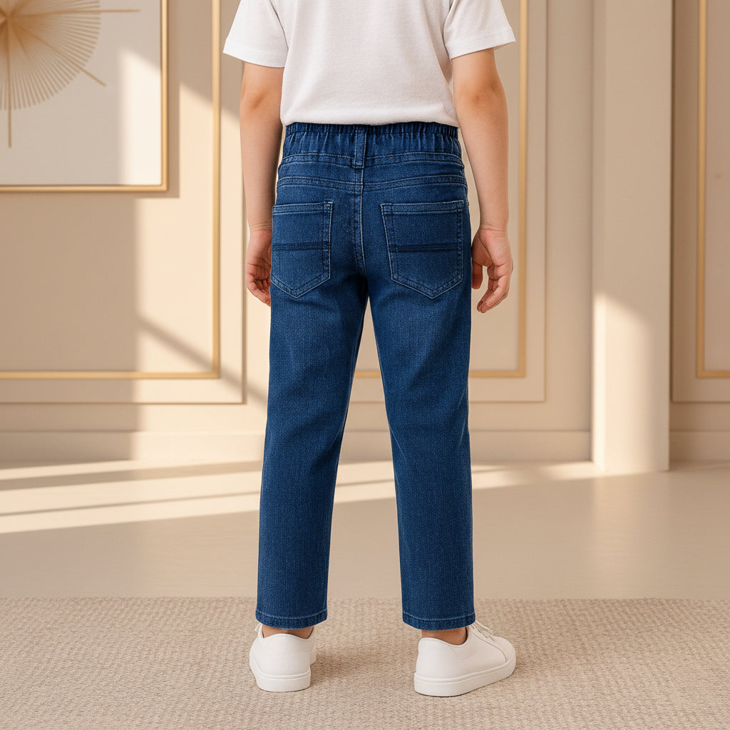 Kid's StickerFlex Denim Pants| 3 colors | Sizes(1-12Years) I MH