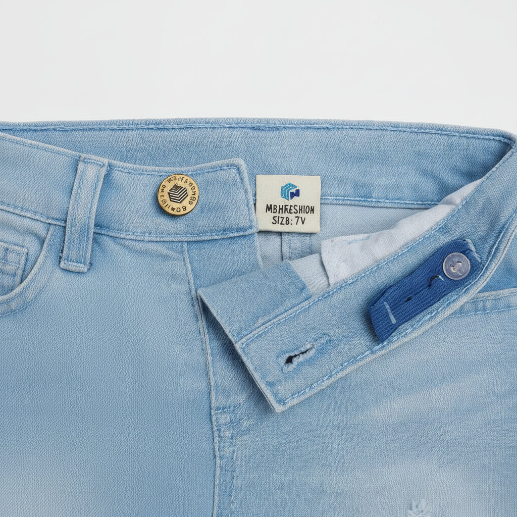Boy's Rolled-Cuff Denim Shorts I (Sizes 1-12Years) | MH