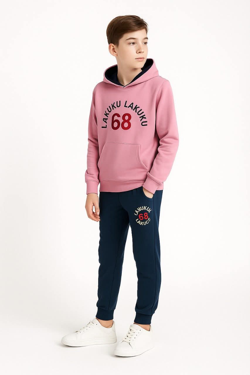 LAKUKU 68 Youth Tracksuit - Royal Purple & Black./MH