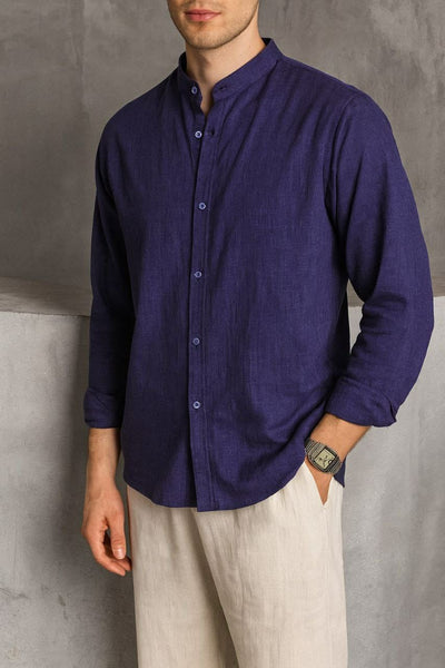 Men's Rich Linen Old_Money Formal Shirts | MH Sizes (M-XXL)