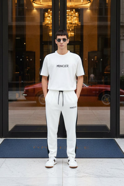 Signature Moncler Co-ord Set – Short Sleeve & Joggers | MH Sizes (M-XXL)