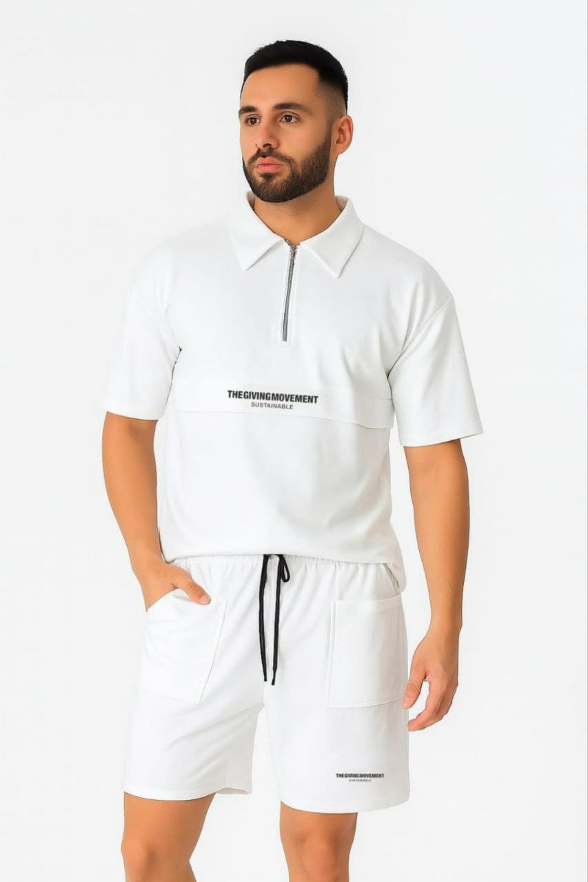 Men’s Minimalist Co-ord Set with Utility Pockets
