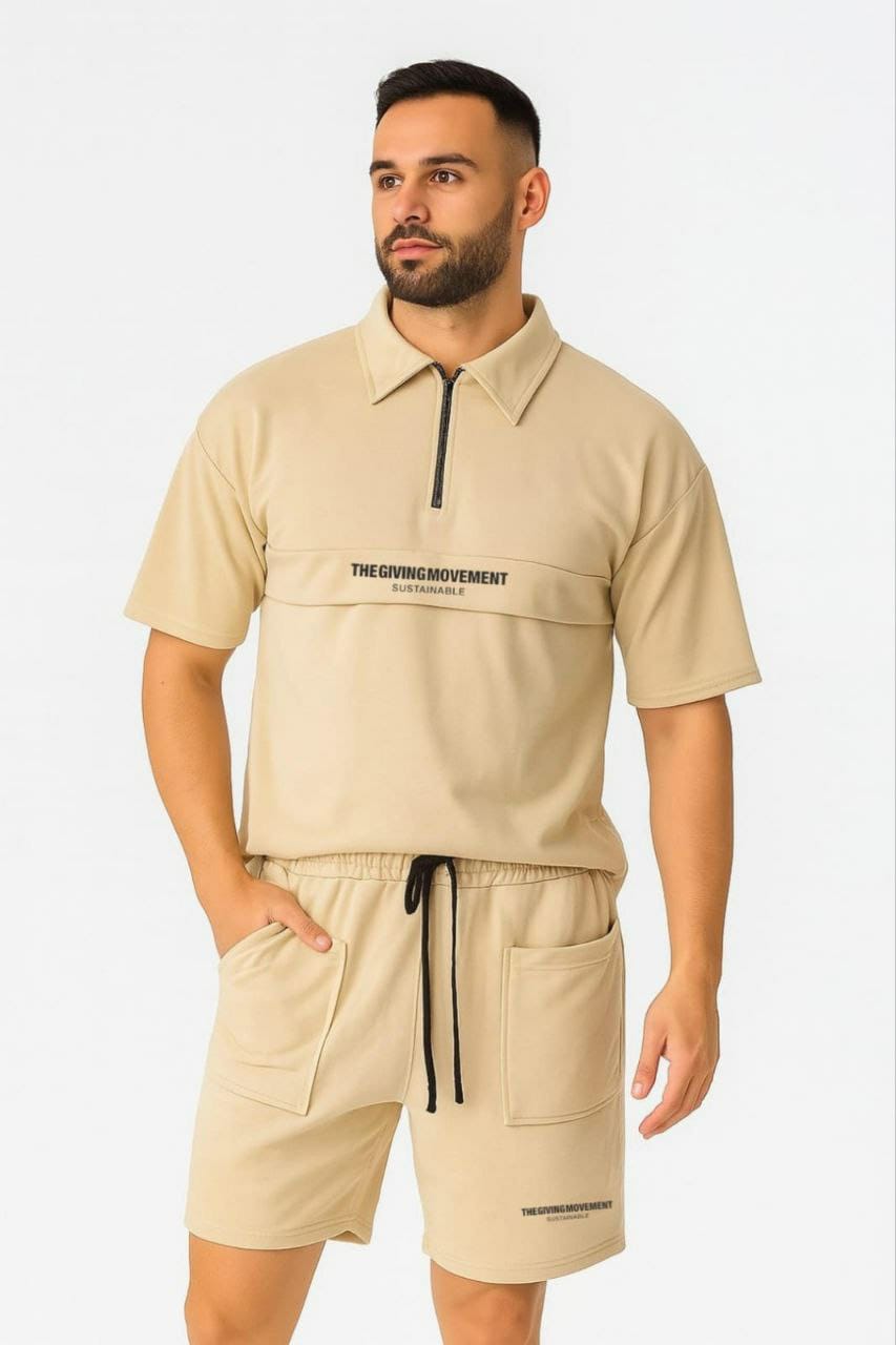 Men’s Minimalist Co-ord Set with Utility Pockets