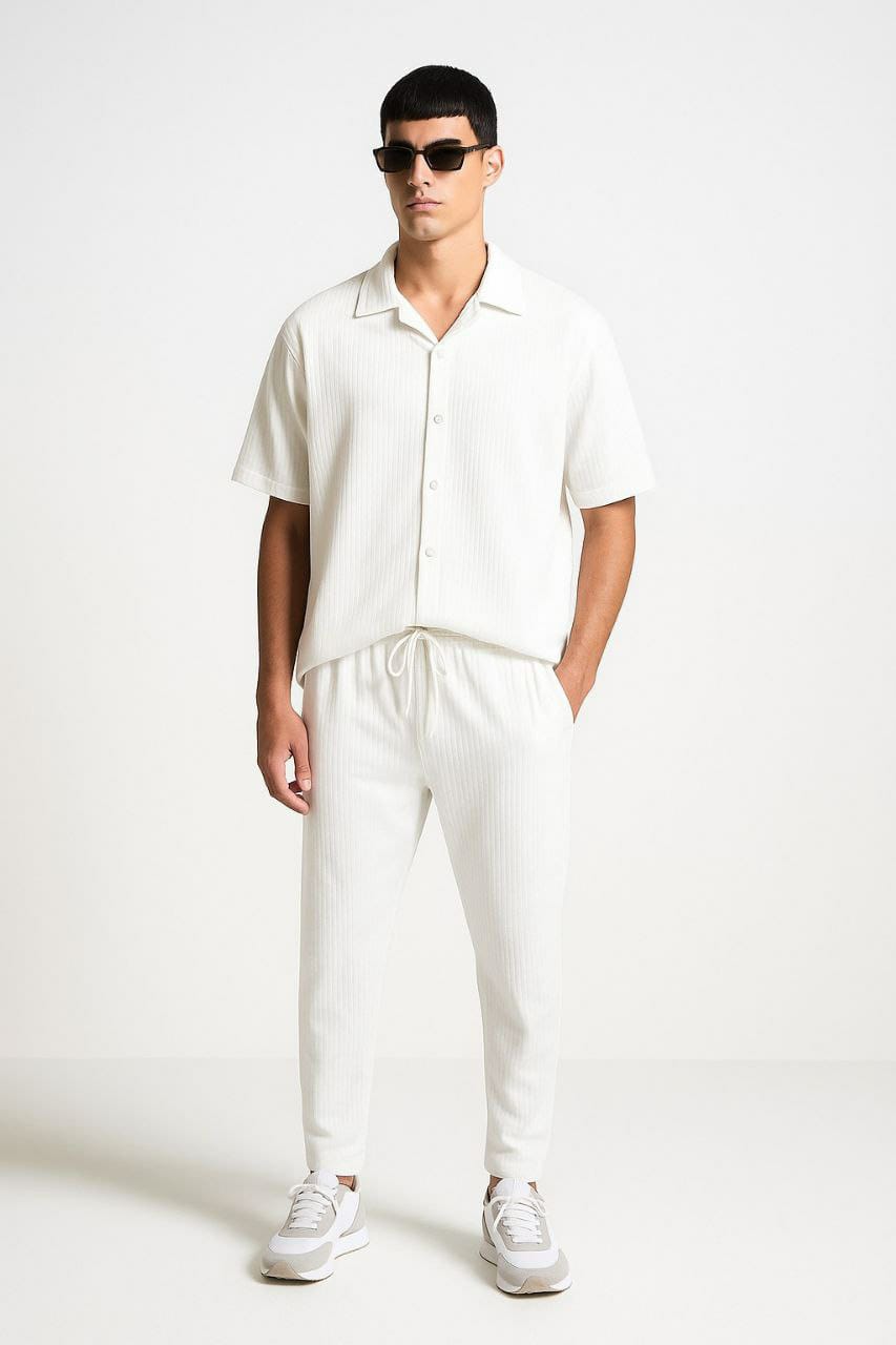 Men's Turkish Collar Oversized Co-ord Set | Stitch by MH