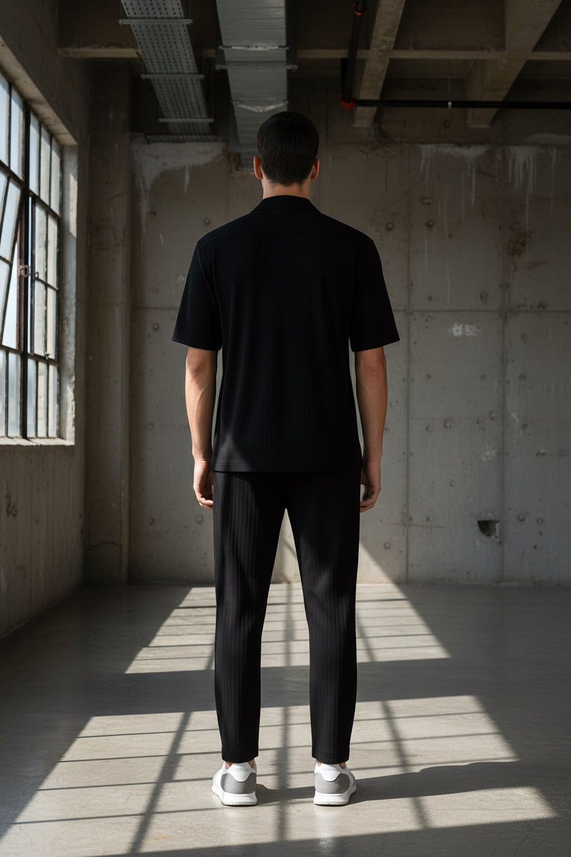 Men's Turkey Co-ord Oversized Polo + Pants Men Short Sleeve Tracksuit | Sizes M-XXL | Stitch by MH