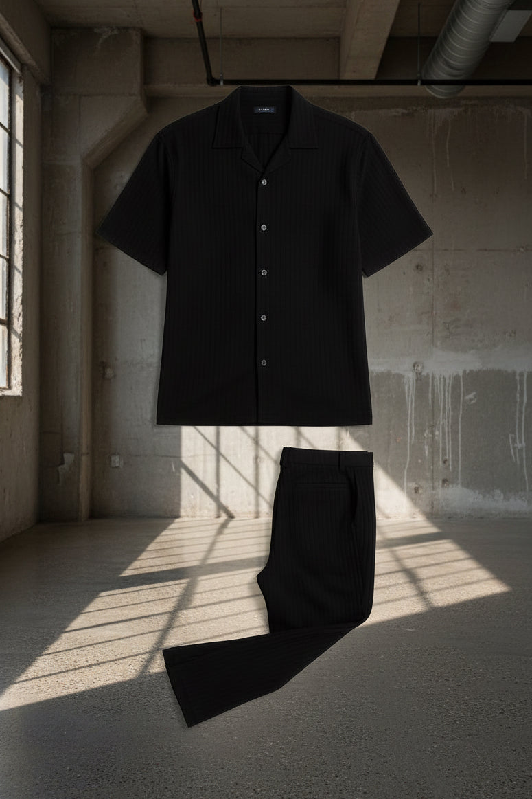 Men's Turkey Co-ord Oversized Polo + Pants Men Short Sleeve Tracksuit | Sizes M-XXL | Stitch by MH