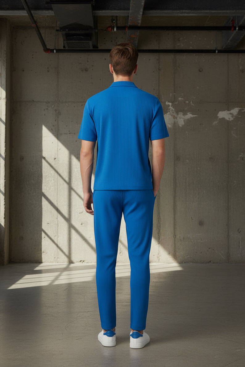 Men's Turkey Co-ord Oversized Polo + Pants Men Short Sleeve Tracksuit | Sizes M-XXL | Stitch by MH
