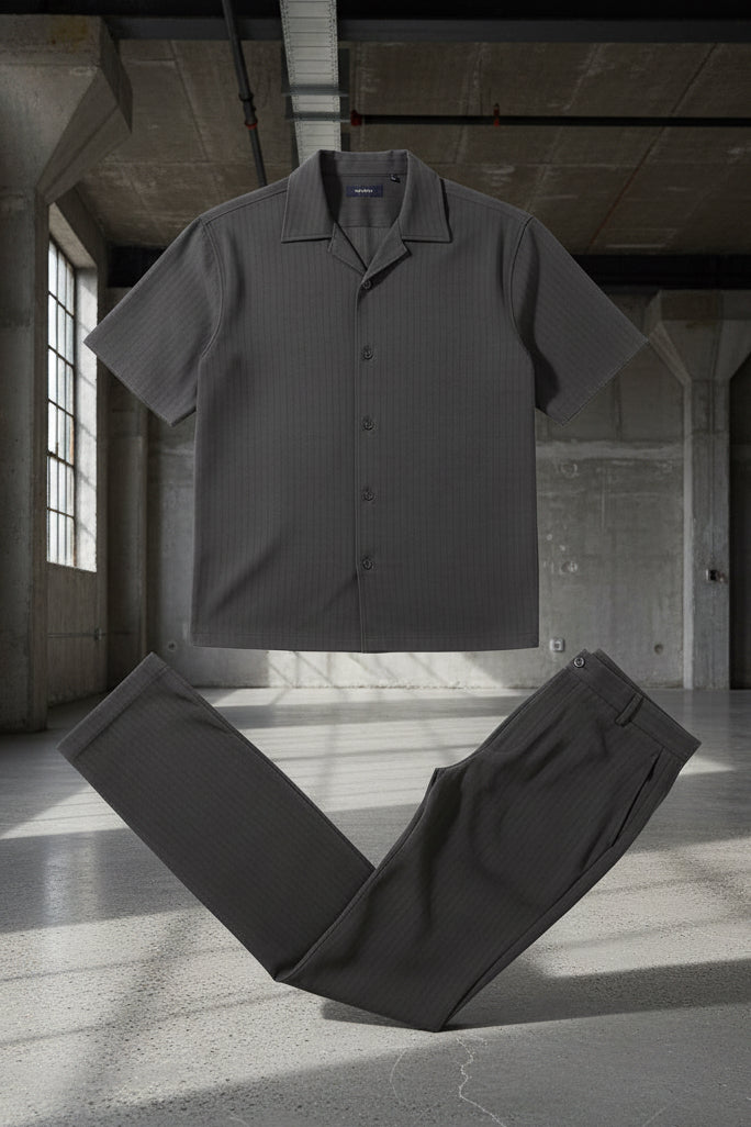 Men's Turkey Co-ord Oversized Polo + Pants Men Short Sleeve Tracksuit | Sizes M-XXL | Stitch by MH