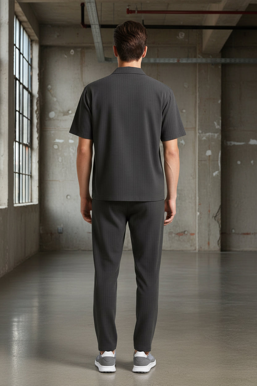 Men's Turkey Co-ord Oversized Polo + Pants Men Short Sleeve Tracksuit | Sizes M-XXL | Stitch by MH