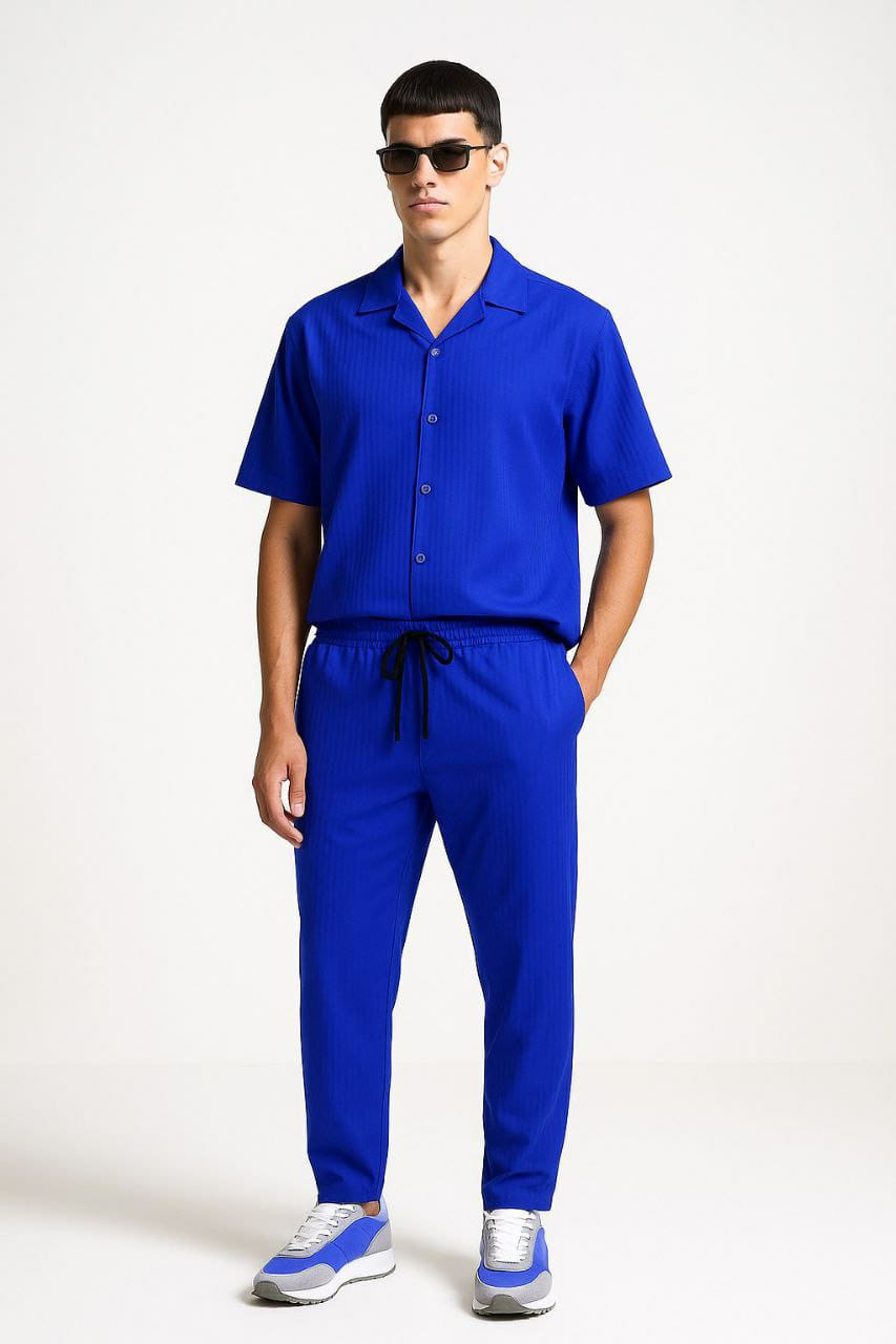 Men's Turkish Collar Oversized Co-ord Set | Stitch by MH