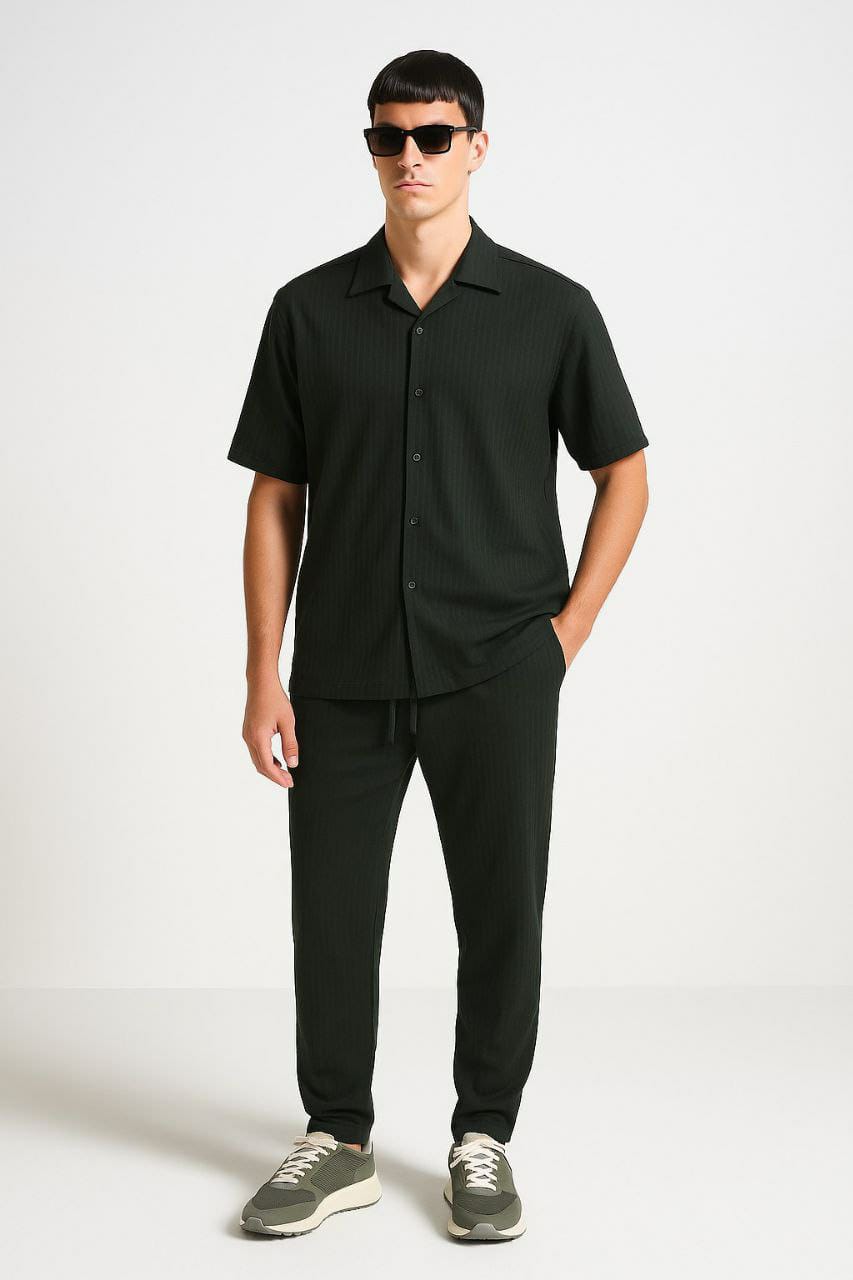 Men's Turkish Collar Oversized Co-ord Set | Stitch by MH