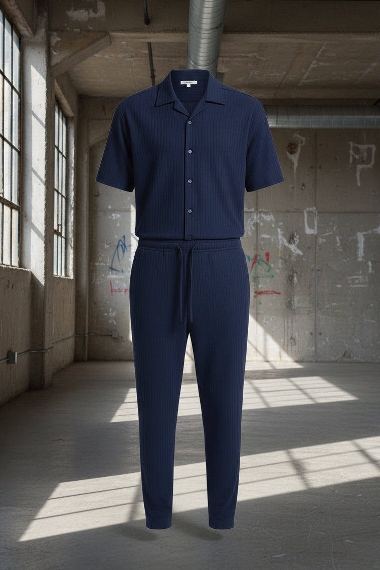 Men's Turkey Co-ord Oversized Polo + Pants Men Short Sleeve Tracksuit | Sizes M-XXL | Stitch by MH
