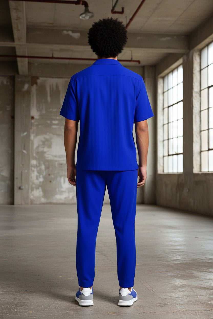 Men's Turkey Co-ord Oversized Polo + Pants Men Short Sleeve Tracksuit | Sizes M-XXL | Stitch by MH