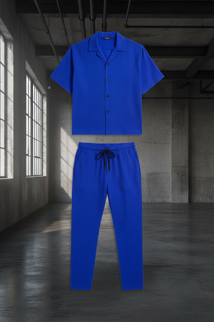 Men's Turkey Co-ord Oversized Polo + Pants Men Short Sleeve Tracksuit | Sizes M-XXL | Stitch by MH
