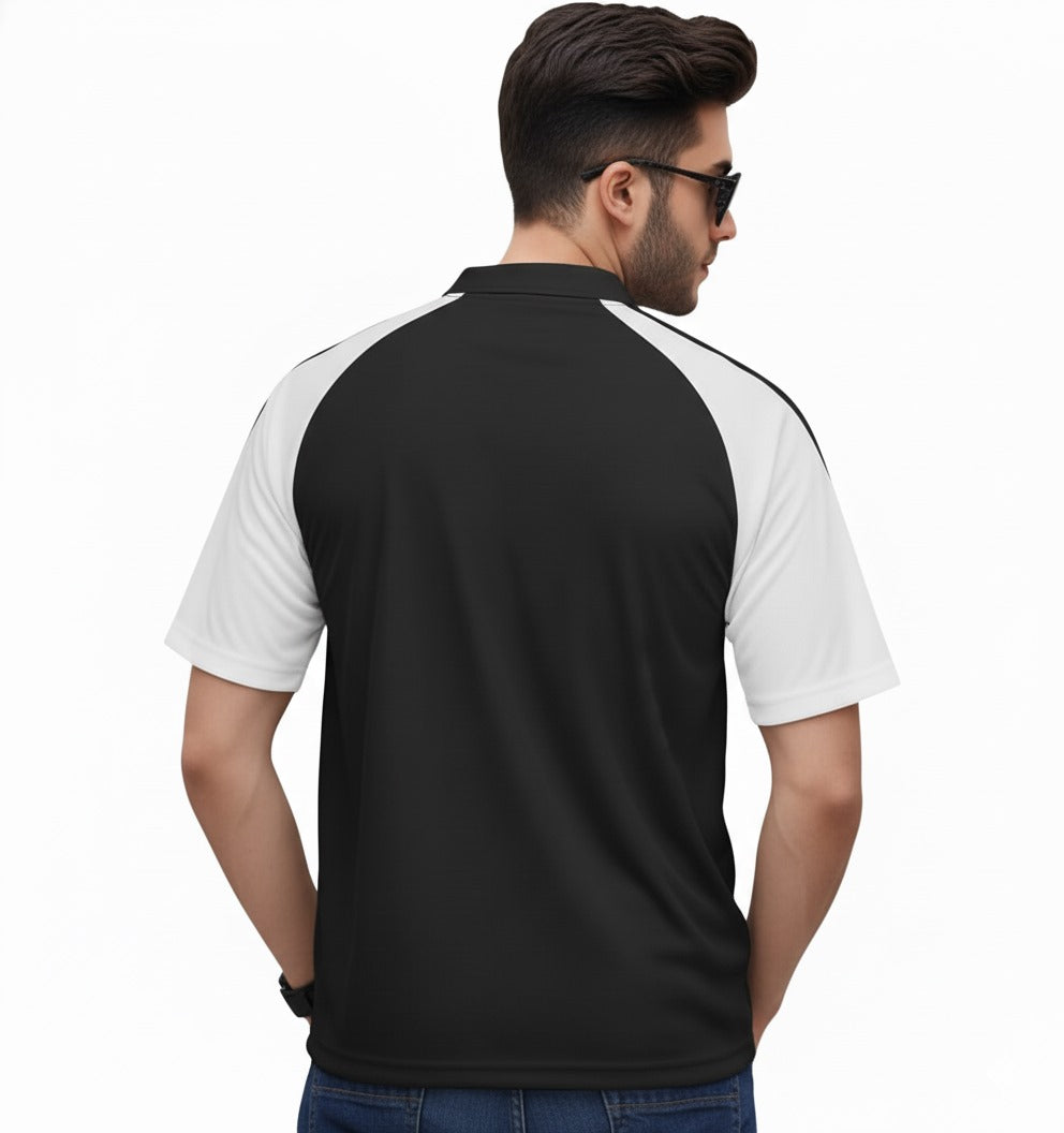 Men’s Real Madrid Inspired Oversized Men's Polo Zipper Jersey Club T-shirt  | Premium Quality | M–XXL | Mh-ae