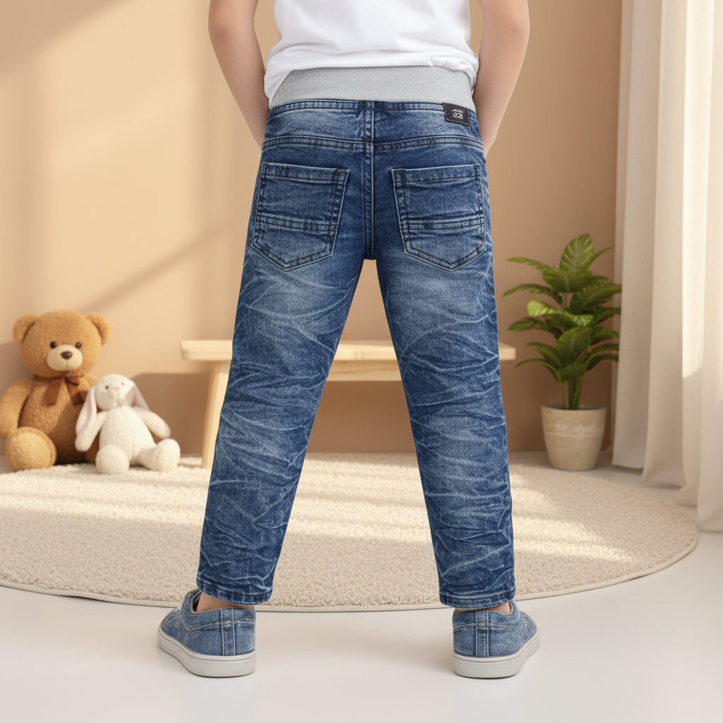 Stylish Kids Denim Jeans Pant – Trendy & Comfortable Everyday Wear.Sizes (2-12Years) | MH