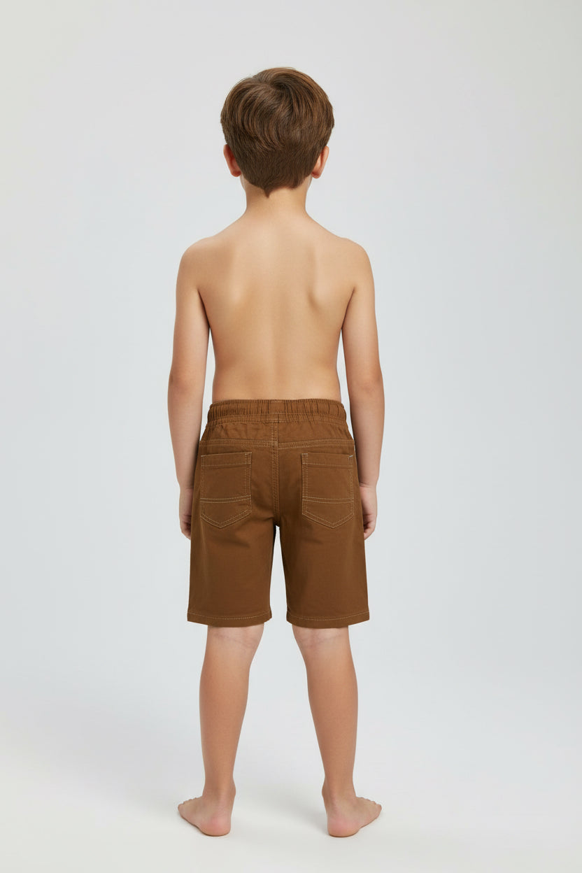 Kids' Distressed Twill Jean Shorts – Premium Stretch Cotton Shorts (Ages 1-12)