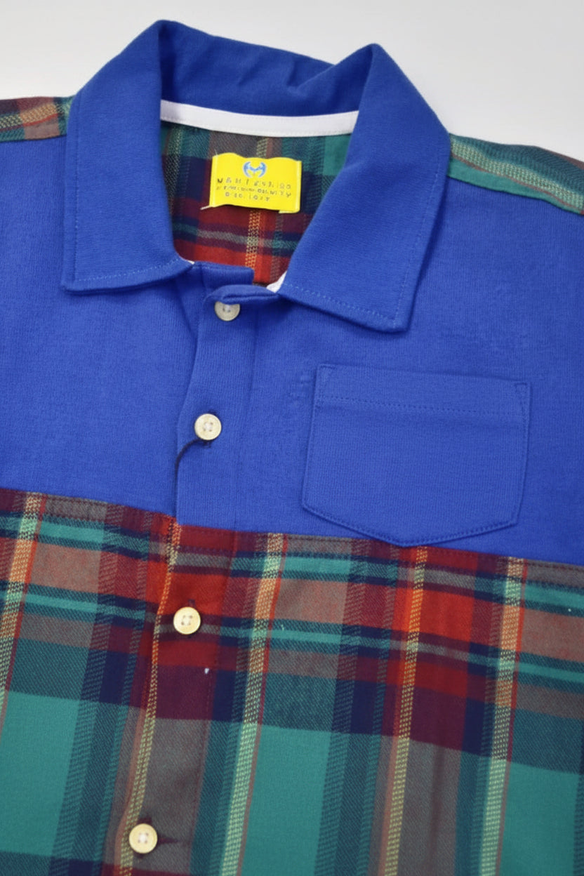 Boys' Checkmate Plaid Button-Down Shirt – Premium Cotton Western Style (Ages 3-14)