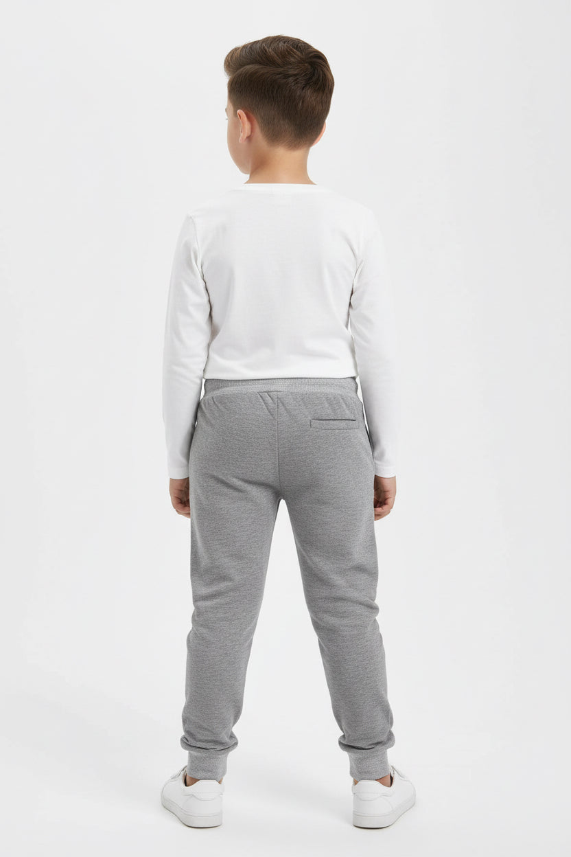 Kids Elmo Sesame Street Jogger Trousers | Grey Fleece Sweatpants for Boys & Girls | Ages 2–12 Years | MH